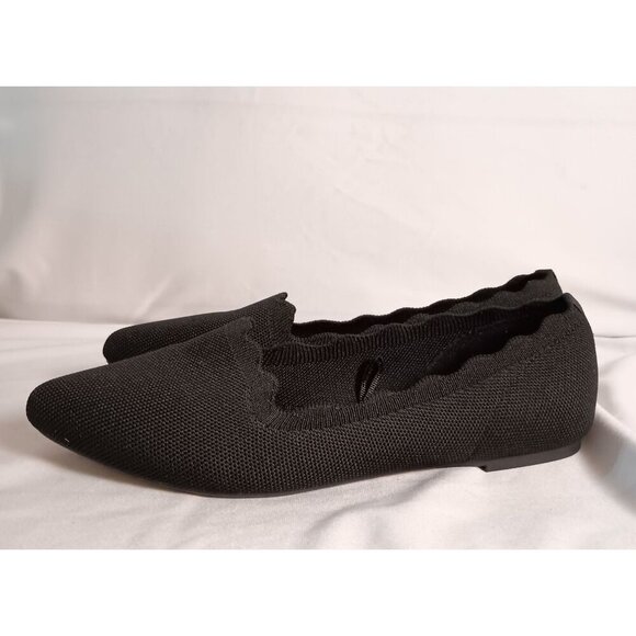 Seychelles Black Ballet Flats Women’s 10 Pointed Toe Memory Foam Comfort - Picture 7 of 9